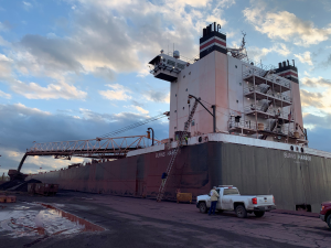 The U.S. Flag Lakers, including the MV BURNS HARBOR, are a critical link in the maritime supply chain which helps U.S. industry remain competitive in the great lakes region.